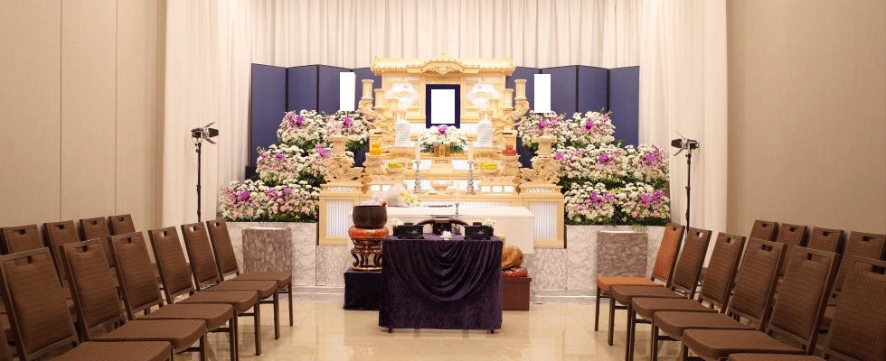 東京都内最新の火葬場併設斎場　式場1室利用の例