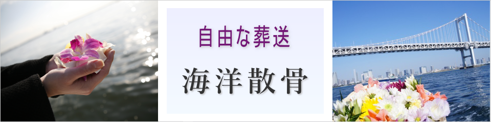 自由な葬送　海洋散骨のご案内